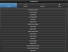 Tablet Screenshot of lvawards.com